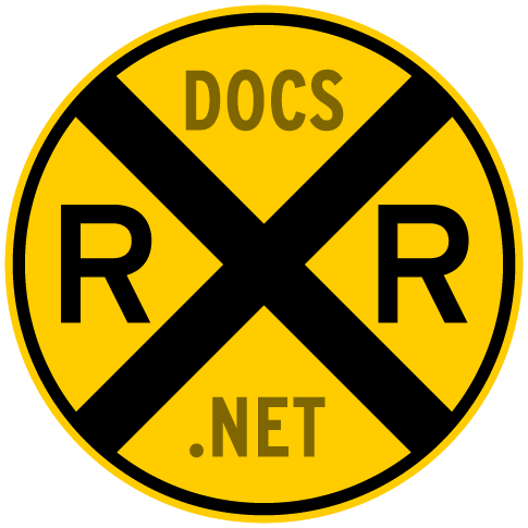 RRdocs.net railroad sign logo